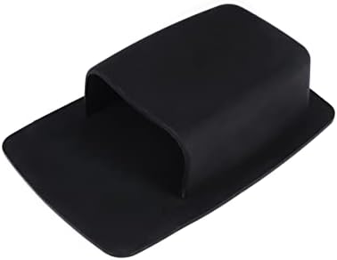 UTHCLO Silicone Razor Holder Bathroom Organizer Wall Mounted Storage Black