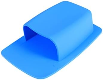 BESTYASH Wall Mounted Toothbrush and Razor Holder Organizer with Drainage System Blue