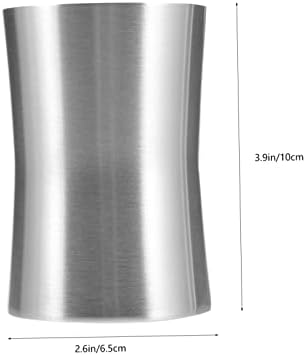 Stainless Steel Reusable Bathroom Toothbrush Holder Cup