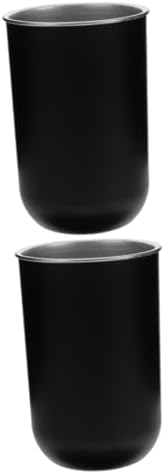 Zerodeko 2pcs Stainless Steel Toothbrush Cup Holder