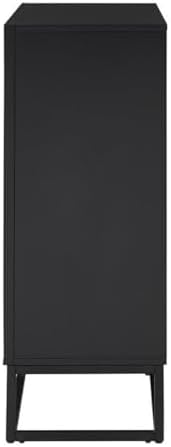 Bowery Hill Electric Fireplace in Black
