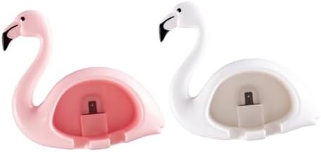 Flamingo Toothbrush Holder Wall Mount Storage Rack