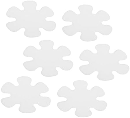 Zerodeko 6Pcs Flower Design Non-Slip Shower Stickers