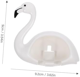 Garneck Wall Toothbrush Holder with Flamingo Design