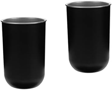 Anneome 2pcs Stainless Steel Toothbrush Holder Cup for Boys and Girls