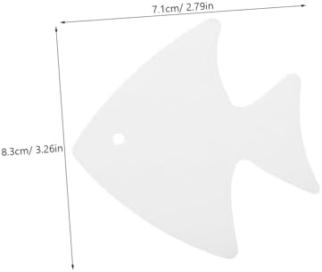 ABOOFAN 12PCS Non-Slip Bath Tub Stickers Fish Shape Decals