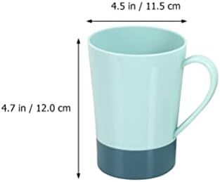 Veemoon 4Pcs Multicolor Unbreakable Toothbrush Cups