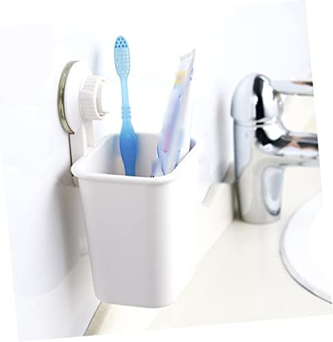 Ciieeo Wall Mounted Toothbrush Holder with Suction Cup No Drilling