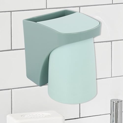 Sturdy Wall Mounted Toothbrush Holder with Magnetic Design