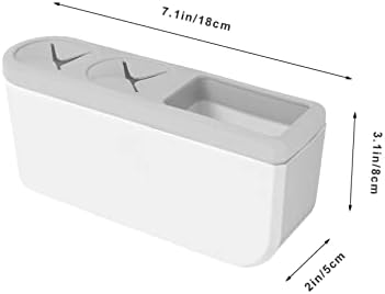 IWOWHERO Wall Mounted Toothbrush Holder