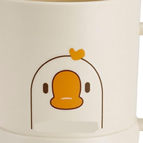 Cute Cartoon Toothbrush Cup with Toothpaste Holder