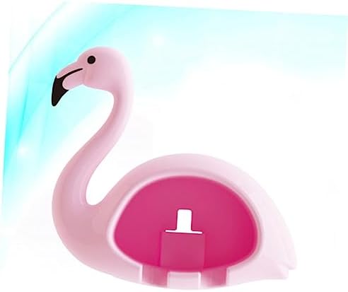 Garneck Wall Toothbrush Holder with Flamingo Design