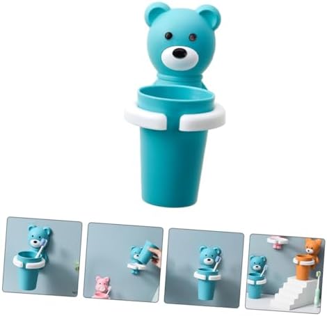 Wall Mounted Toothbrush Holder with Cartoon Design