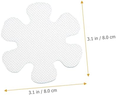 BUGUUYO 12PCS Flower Non-Slip Stickers for Bathroom Kitchen