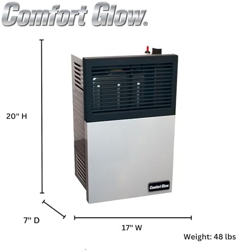 Comfort Glow 11000 BTU Propane Wall Heater Medium Gray