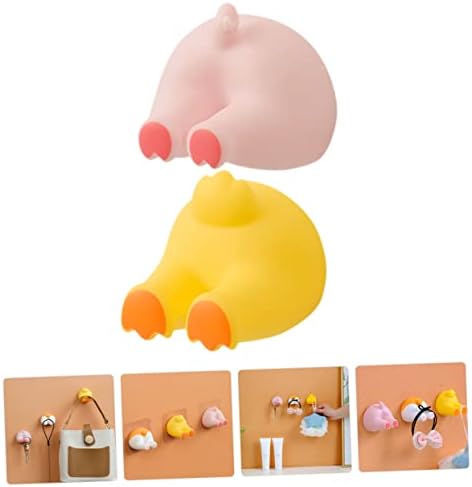 PRETYZOOM Animal Butt Hook Hanger Wall Toothbrush Holder