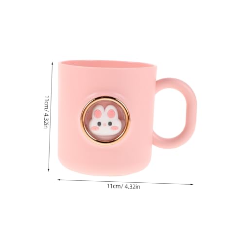 FOMIYES Cute Rabbit Toothbrush Cup Holder