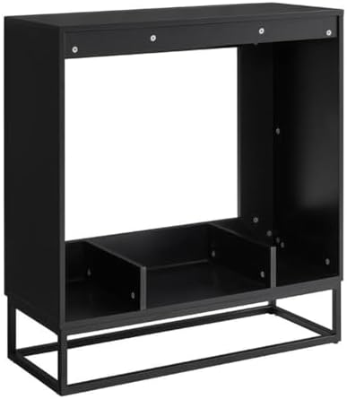Bowery Hill Electric Fireplace in Black
