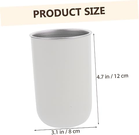 Homoyoyo Toothbrush Cup 350ml Steel Holder