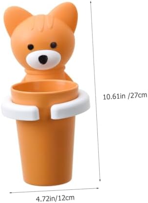 Wall Mounted Toothbrush Holder with Fox Design