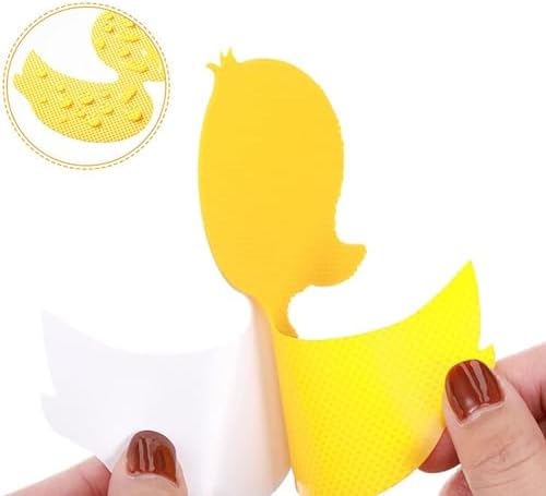 12pcs Anti-Slip Duck Shape Bathtub Sticker Mats