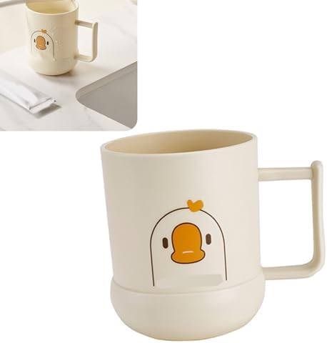 Cute Cartoon Toothbrush Cup with Toothpaste Holder