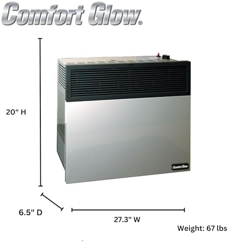Comfort Glow 17000 BTU Propane Wall Heater Gray 1