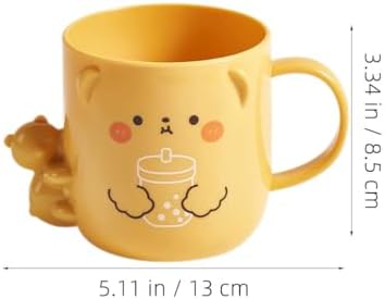 ULTECHNOVO 2 Pcs Kids Cartoon Toothbrush Cup