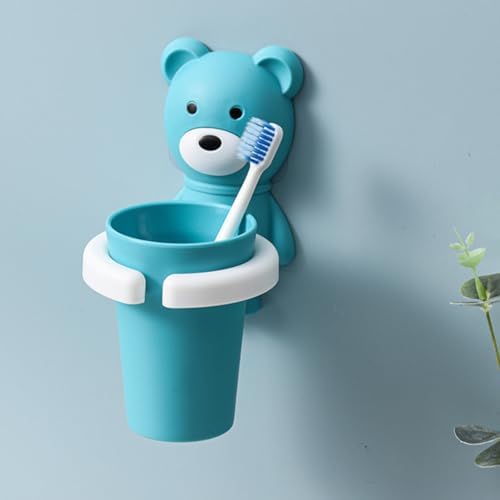 Wall Mounted Toothbrush Holder with Cartoon Design