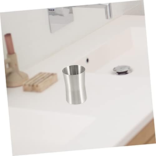 Parliky Compact Stainless Steel Toothbrush Cup Holder