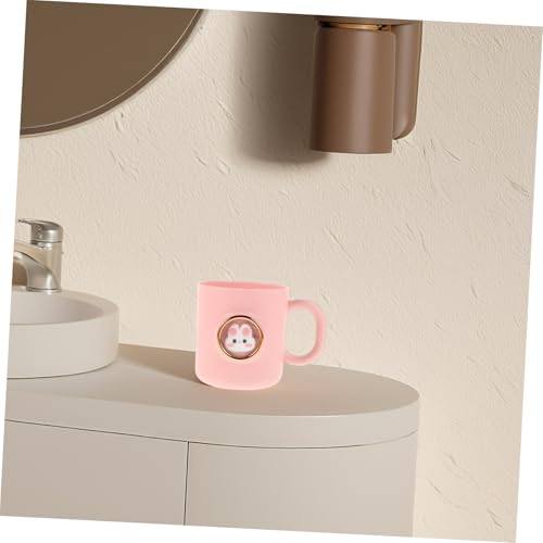 FOMIYES Cute Rabbit Toothbrush Cup Holder