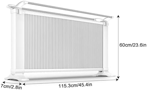 Wall Mounted Space Heater with Carbon Fiber and Auto Shutoff