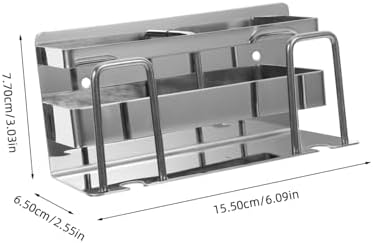 SHOWERORO Wall Mount Toothbrush Holder Stand