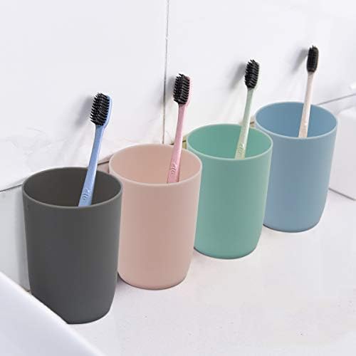 YIK TUNG 4-Pack Stackable Bathroom Cups
