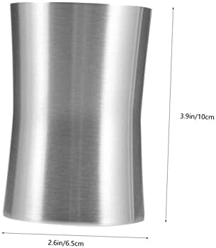 Cabilock Reusable Toothbrush Holder Stainless Steel Cup