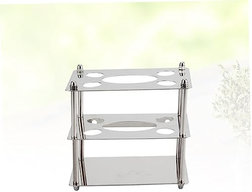 Stainless Steel Toothbrush Holder with Toothpaste Rack