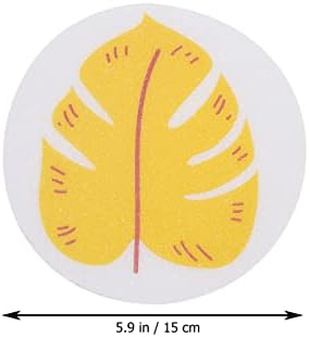 Zerodeko 1set Leaf Stickers - Non-Skid Bath Safety Decals for Kids
