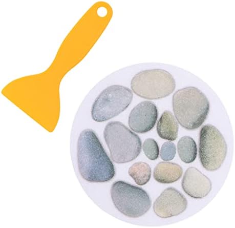 Cabilock 4pcs Stone Pattern Anti Slip Stickers for Bathtub