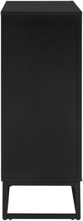 Bowery Hill Electric Fireplace in Black