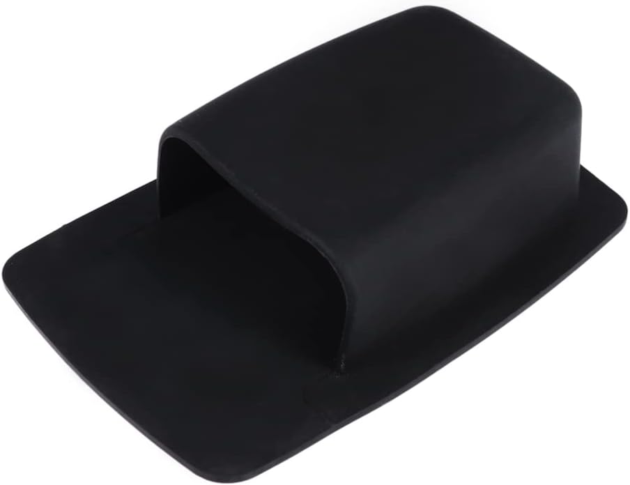 UTHCLO Silicone Razor Holder Bathroom Organizer Wall Mounted Storage Black