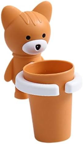 Homoyoyo Wall-Mounted Toothbrush Holder with Cartoon Design 1