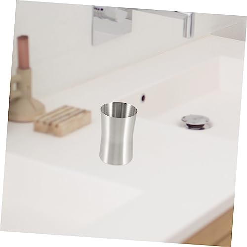Cabilock Reusable Toothbrush Holder Stainless Steel Cup