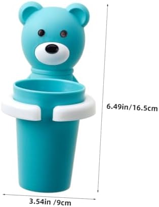 Mikinona Wall-Mounted Toothbrush Holder for Bathroom