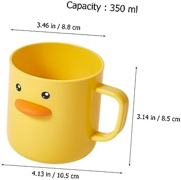 2pcs Cute Toothbrush Storage Cups for Bathroom Use