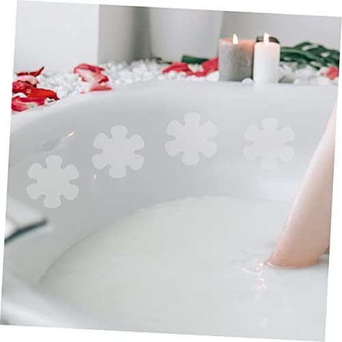BUGUUYO 12PCS Flower Non-Slip Stickers for Bathroom Kitchen