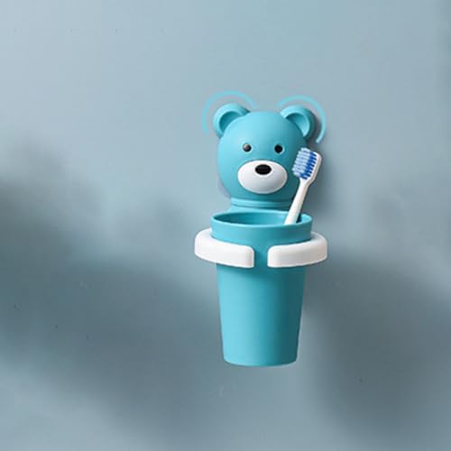 Wall Mounted Toothbrush Holder with Cartoon Design