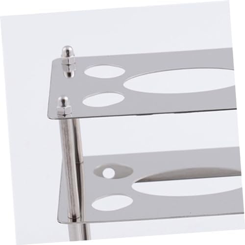 Stainless Steel Toothbrush Holder with Toothpaste Rack
