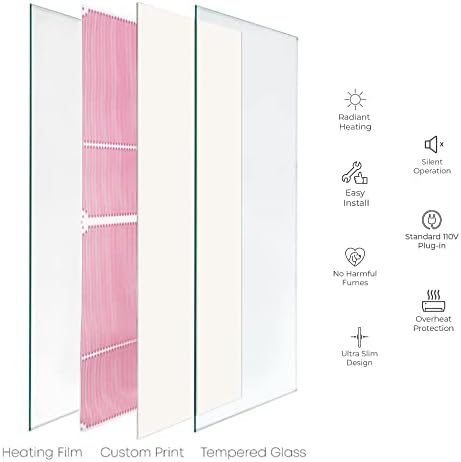 Heatstorm White Heater Multicolor 16x48