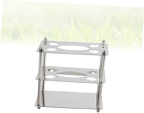 Stainless Steel Toothbrush Holder with Toothpaste Rack