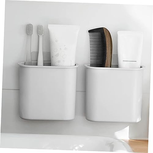 Hoement Wall Toothbrush Holder with Drainage